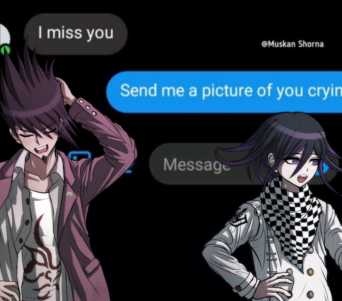 ousamauso's tweet photo. no art today as im having a flare up but i cant leave you all empty handed. oumota textpost salad part 1 https://t.co/F4C83PIrnb