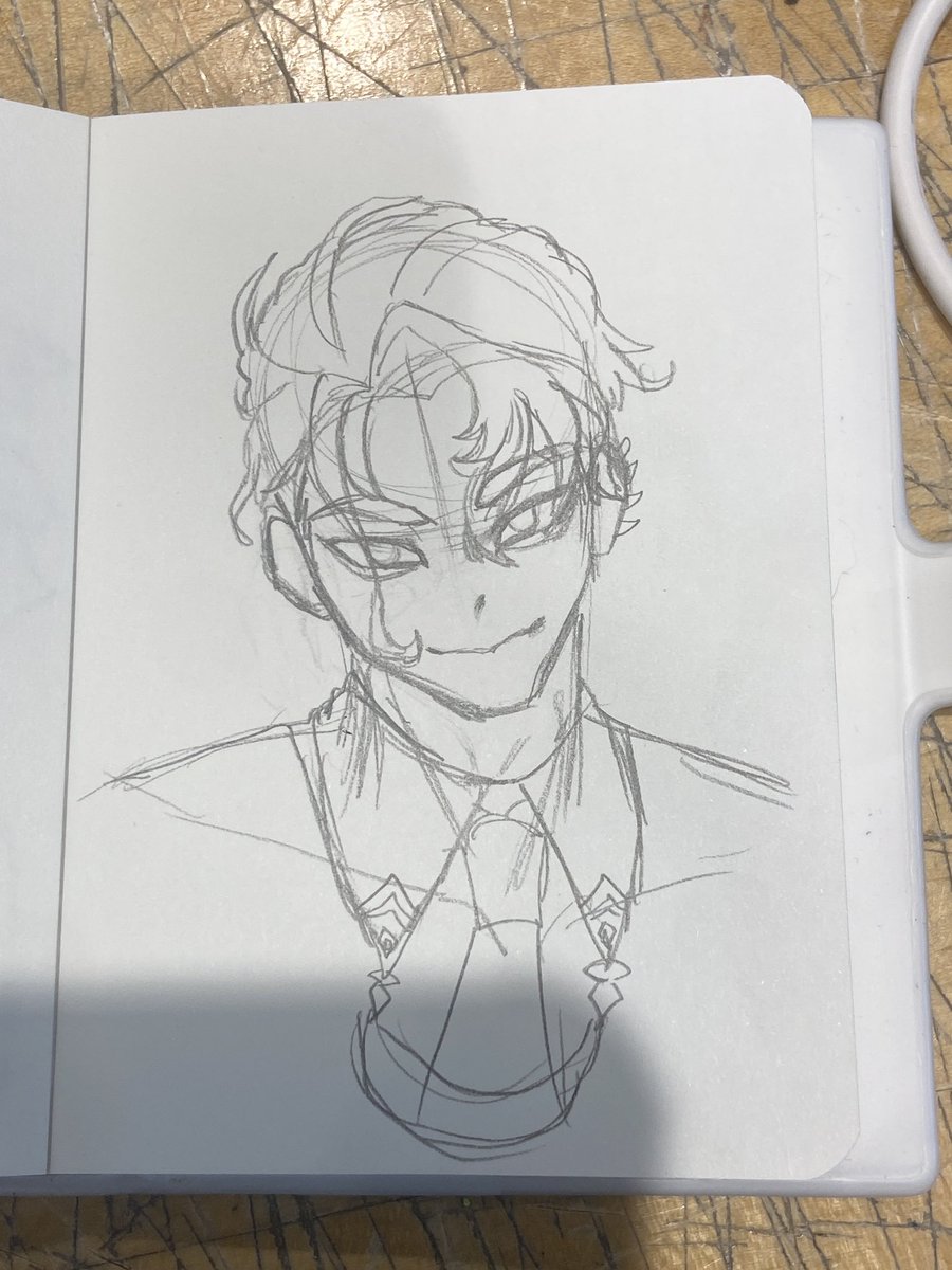 IzumiHaruo's tweet photo. A Varis Oshilock doodle

Might finish this on the computer, might do more doodles in class. Right now I’m just really wanting to draw his fuck ass hair I love it so much

#Vartistry #rkgk https://t.co/kAQ7iAXKtw