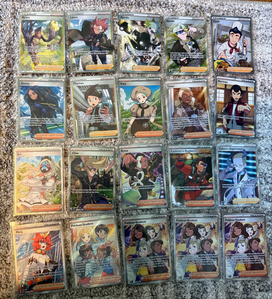 omgbogus's tweet photo. Anyone interested in some Full Art Trainers?? Looking to move this as a lot preferably. Market has them at $216, take mine for $175 shipped with tracking. ✨ https://t.co/dfQdEInSJb