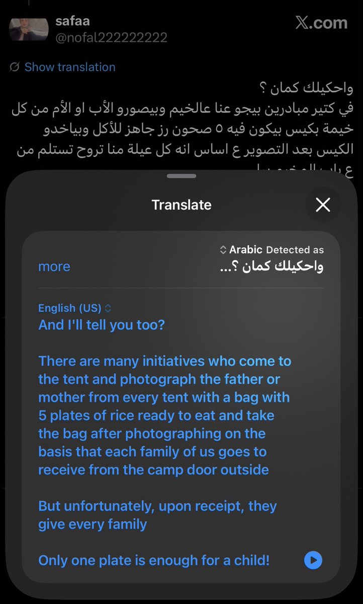 KatanaSpeaks's tweet photo. Palestinians in Gaza are being preyed on, exploited &amp; sexually abused by predators in organizations they rely on for financial support &amp; aid packages.

In the comments Safaa tells us there are aid distributors who use Palestinians in Gaza for photo ops and then take away the food https://t.co/ujdu1ZHf1P