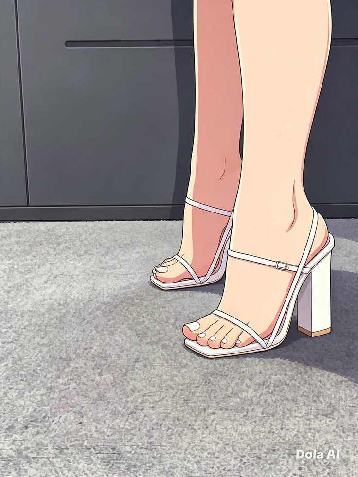 TheAnimeWife's tweet photo. White Toes in Heels ❤️ https://t.co/mRmlaSzBgD