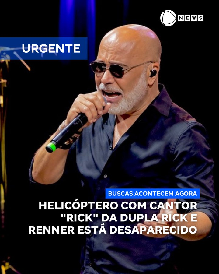 ZAMENZA's tweet photo. O cantor Rick, da dupla "Rick e Renner" está a bordo de um helicóptero desaparecido em Santa Catarina. A última localização do helicóptero foi na área rural de Urubici, na serra catarinense. https://t.co/nrN2vgHTvp