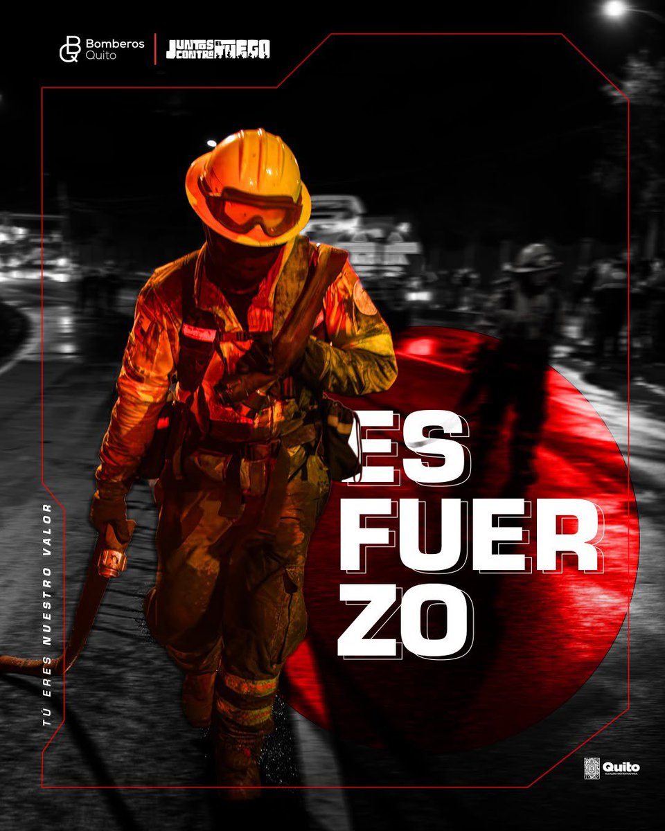 BomberosQuito's tweet photo. 👨‍🚒 #JuntosContraElFuego | Cada rostro que te mostramos lleva la huella del esfuerzo y el compromiso de proteger la vida.

🔥 Te seguimos mostrando a quienes enfrentan la emergencia, donde el calor, el humo y las largas horas de trabajo no dan tregua.

💪 Detrás de cada mirada hay concentración, experiencia y la firme decisión de seguir adelante para controlar el fuego y proteger a quienes más lo necesitan.

❤️ Con esfuerzo y compromiso, nuestro equipo se mantiene firme en su labor de cuidar de Quito.

#SalvamosVidas