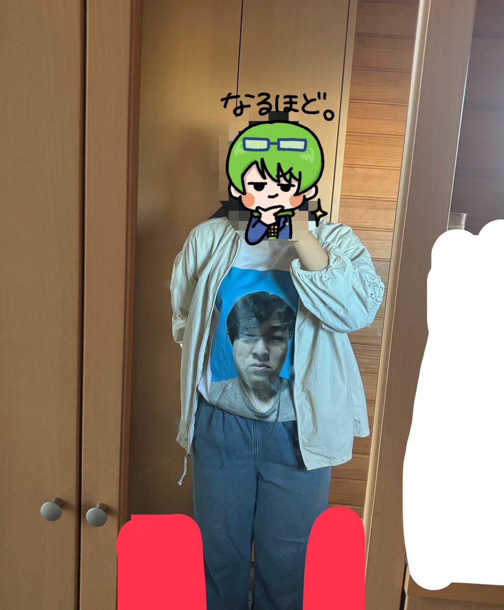 tyty_ai's tweet photo. 本日、この服装でいまーす https://t.co/dItybnW0rZ