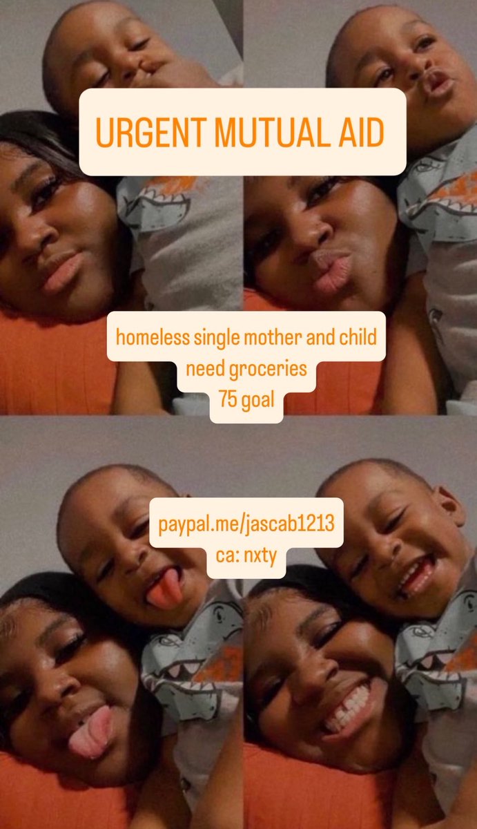 randapanda___'s tweet photo. hate to be back in this position, pls circulate!

we’re living in my car again &amp; my son is immunocompromised which is really dangerous for his health..

if anyone can help it would help shelter/feed us.. pls thx so much! 💜

goal: $0/75

CA: $nxty
https://t.co/dGNkHccYcD https://t.co/Gdr5nz5IFE