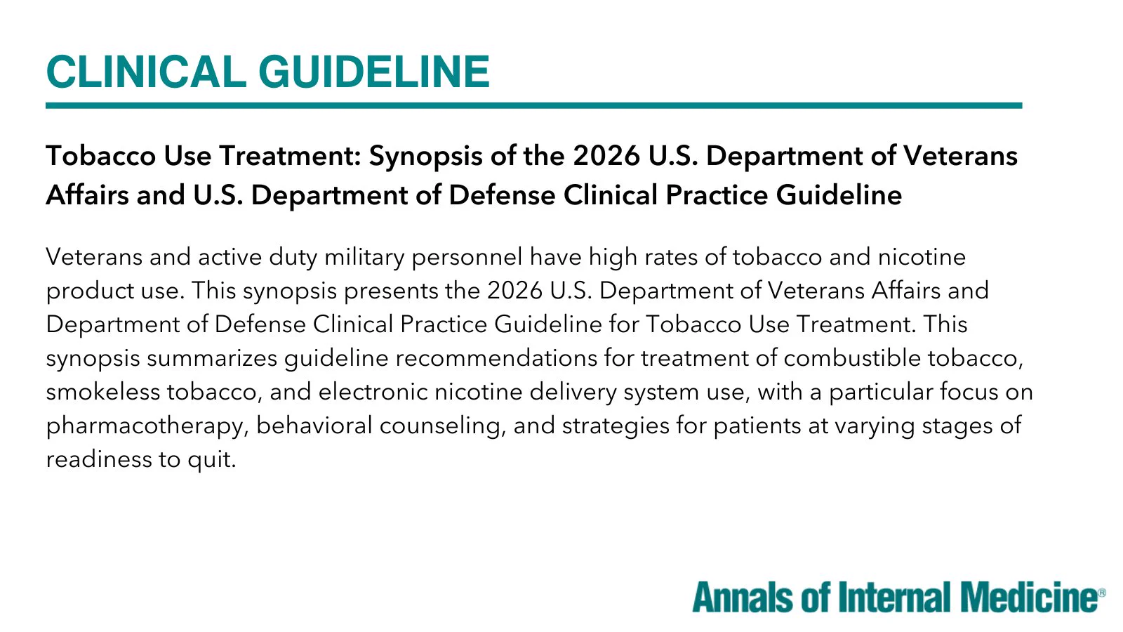 Annals of Int Med on X: 