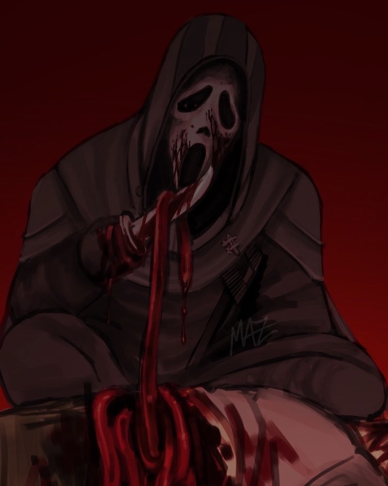 UltraBlueLava's tweet photo. yet another Ghostie WIP in the chamber
❤️🩸

#dbdfanart #Ghostface #dannyjohnson https://t.co/3s8MD1BNM3