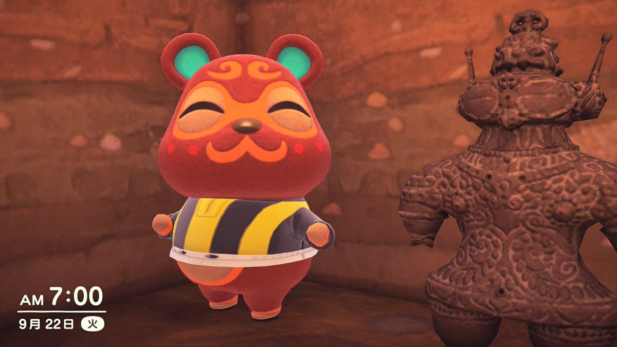 yudeegg_katame's tweet photo. おはようのどぐろうちゃん
#どぐろう #Clay #Boliche #NintendoSwith2 #どうぶつの森 #AnimalCrossing #ACNH https://t.co/wH5J9HXkkn
