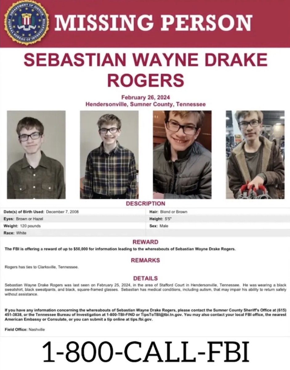 NaturesBeautiii's tweet photo. https://t.co/IMkk7KK3WL via @YouTube #SebastianRogers Is STILL #Missing I’m not around much at the moment but I have put a new community post up on YouTube this evening with a new poster I made about the injustice &amp; ABUSE Sebastian’s father is suffering 🙏🏻💚🙏🏻 https://t.co/XH11hz9iW2