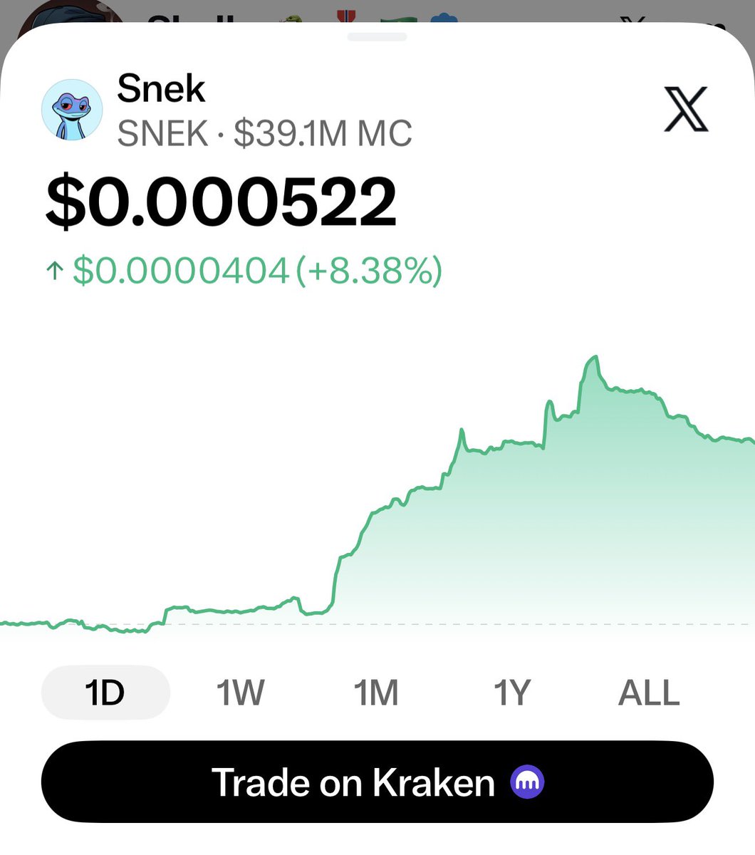 snekcommander1's tweet photo. 🚨 BREAKING NEWSSSS:

NOW U CAN BUY snek:native STRAIGHT ON @X with just one click on @krakenfx ! Lets get that @snek for the whole world HODL. 😎💪🏻🐍💎🚀 https://t.co/2XFPKpyxyW