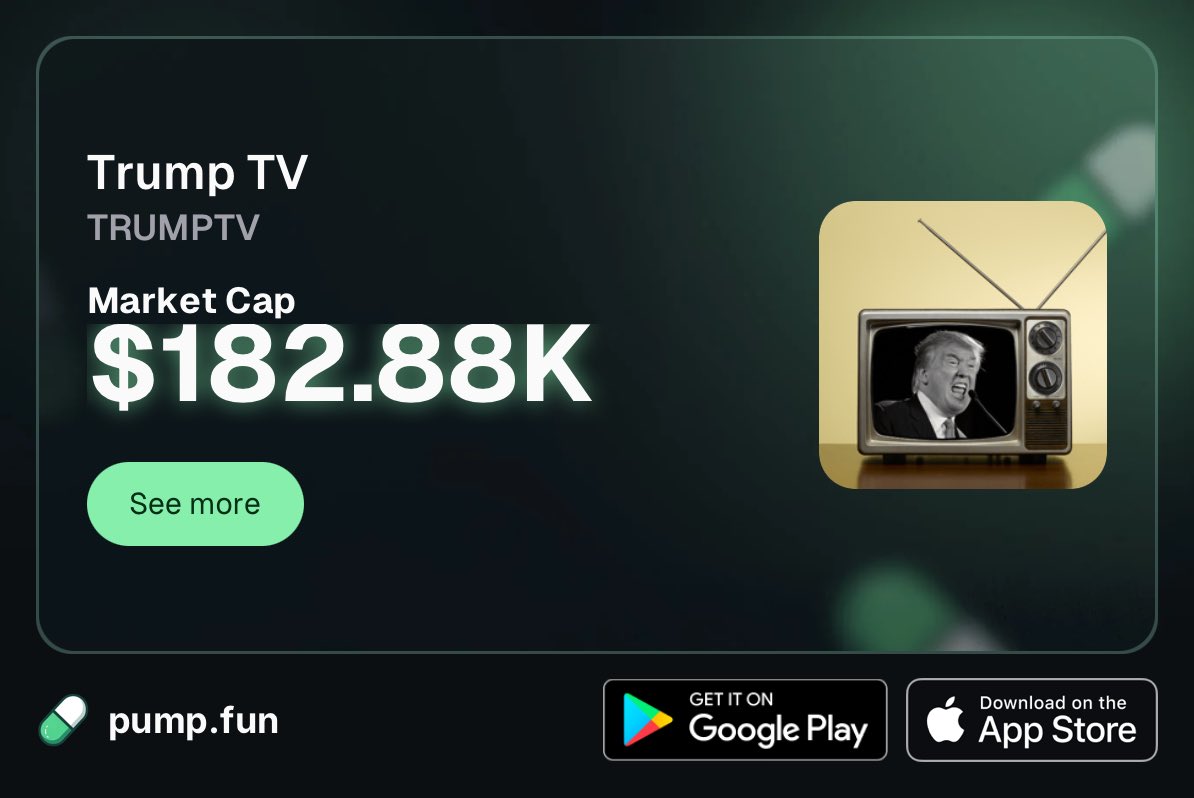 OccupyIndustry's tweet photo. 💪 $TrumpTV Let’s send it 👉 https://t.co/Nw6PS0B163 https://t.co/qb9ytJ8Wzr