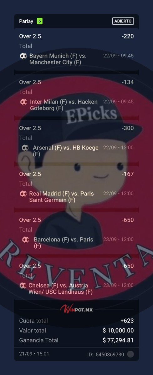 EpicksReventa's tweet photo. ‼️FreEpick Cracks 🔥‼️

🧛 TORITO APUESTAS
🔷 2%

https://t.co/mwYaiuTjLZ

BUSCAMOS CONTINUAR LA RACHA DE VERDAZOS🤑, VAMOS🤞🏻

📲ÚNETE POR AQUÍ CRACK, COMPARTO MÁS PICKS EXCLUSIVOS 🔝
➡️ https://t.co/jKur28nhb1

Jugamos en grande 🔝🔥 https://t.co/JPRhkt2tFH