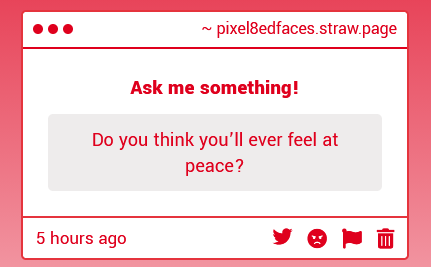 r0tting_inside's tweet photo. 1 - thank u for the flower
2 - i should rly get to doing that at some point
3 - no im actually proud of you
4 - maybe in death https://t.co/5YmwHbuqTD