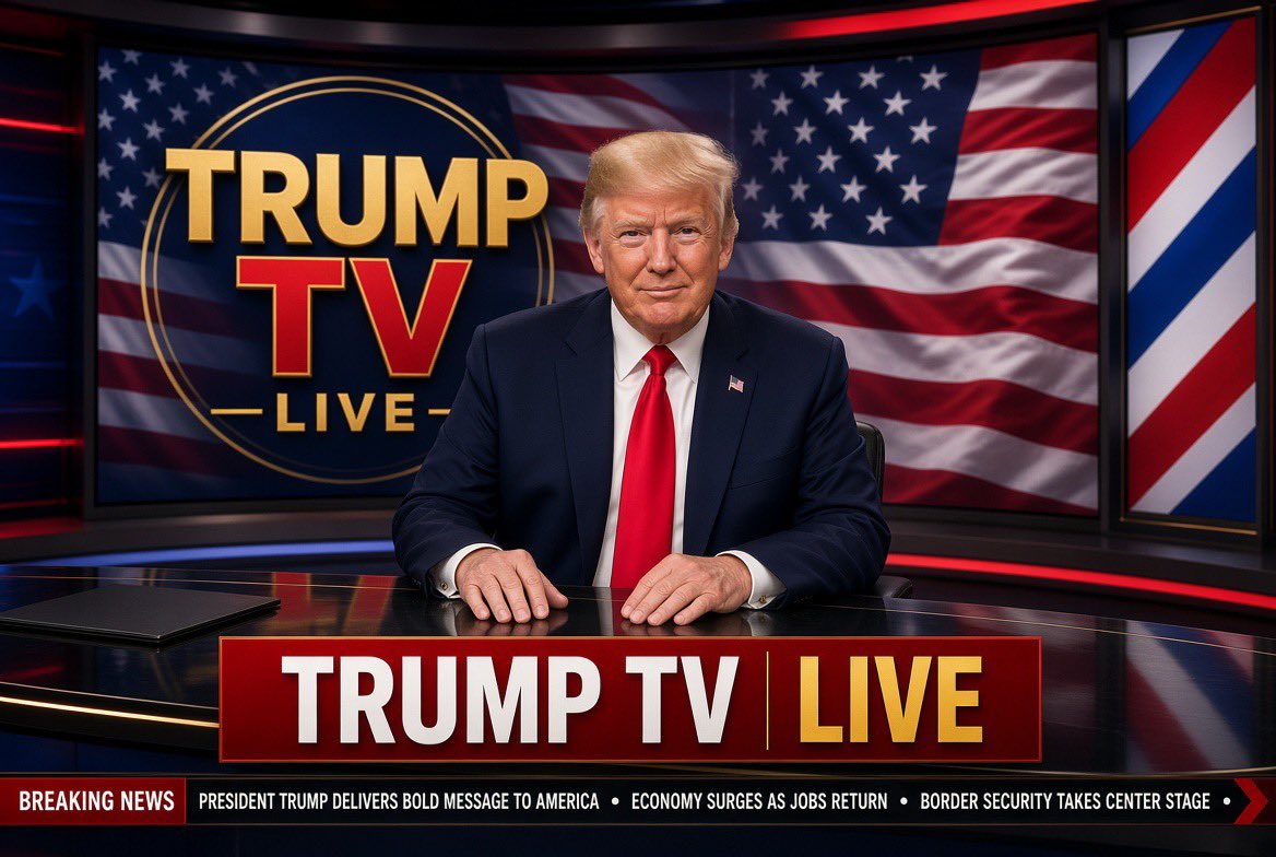 legitbrittFLA's tweet photo. Trump TV live is gonna be lit!!! https://t.co/ZAxOjmz4BJ