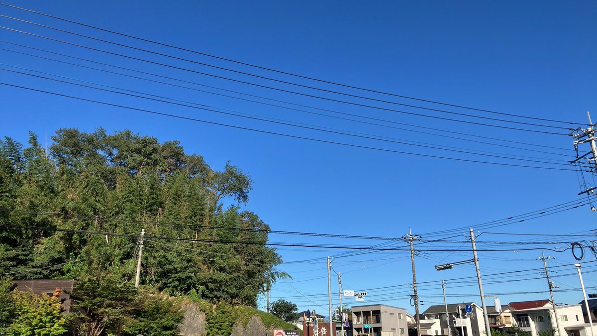 ndsc_c's tweet photo. 雲、ひとつもない。
まさに、台風一過。 https://t.co/8kMi8ZX2dP