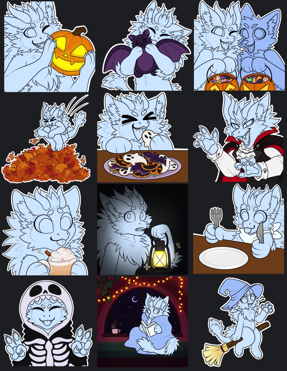 kozke_'s tweet photo. Nardoragon halloween/fall sticker base pack is out on etsy and gumroad for $6.85!! :) 💙 have to make a nardo version ofc, novabeast next!
Nardoragons are created by @nardoiri !!

#nardoragon #vrchatfurry #furryvrchat #furrybase https://t.co/OjtEZPPq7N