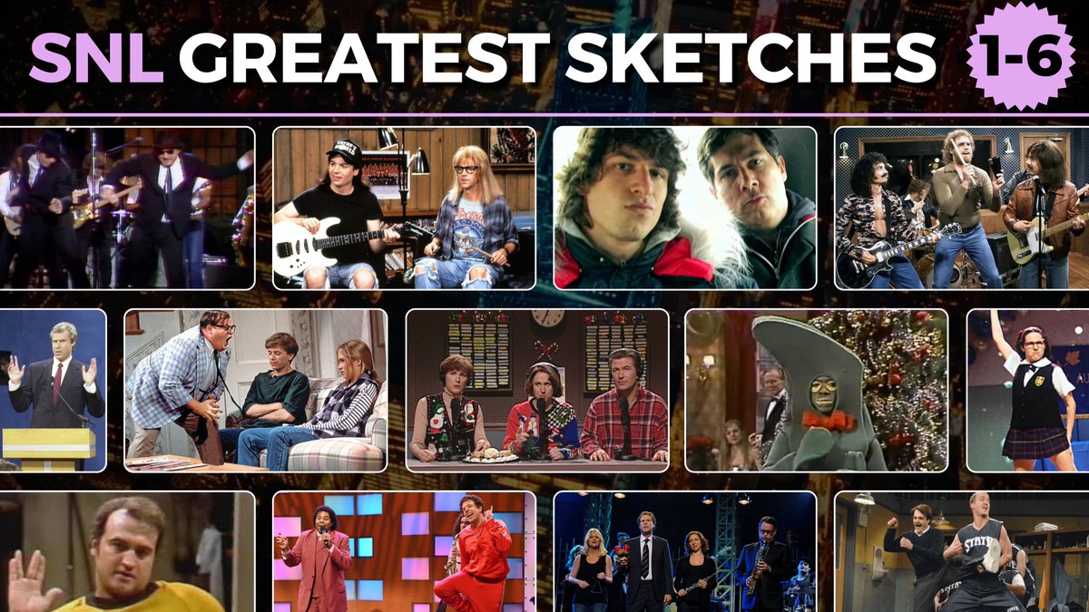 thesnlnetwork's tweet photo. Join us tonight at 8PM ET as we complete our celebration of the 100 Greatest #SNL Sketches of All Time, as voted by you!

What will make the list? Find out as we reveal #1-#6! https://t.co/XzaavouLyJ