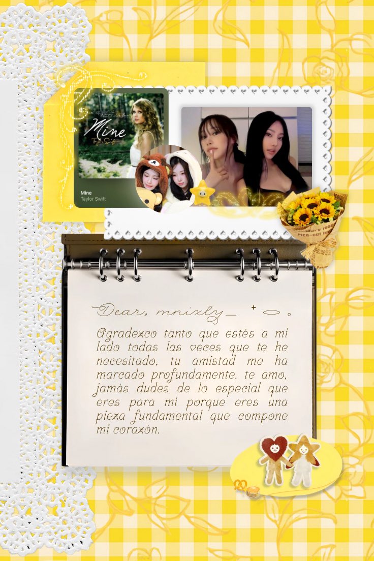 ccsaficaspe's tweet photo. Hola “@mnixly_“, hoy en el inicio de la primavera, te mandamos un dulce mensajito y un cálido girasol de parte de tu personita especial “@tornasoleados“ ♥︎ 𖧷 ॱ https://t.co/WFzLZ9HaFZ
