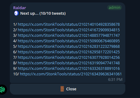 StonkTools's tweet photo. Join the telegram and raid with the Stonk Tools community!

https://t.co/EuvqQooqva https://t.co/6iVMEqyDV1