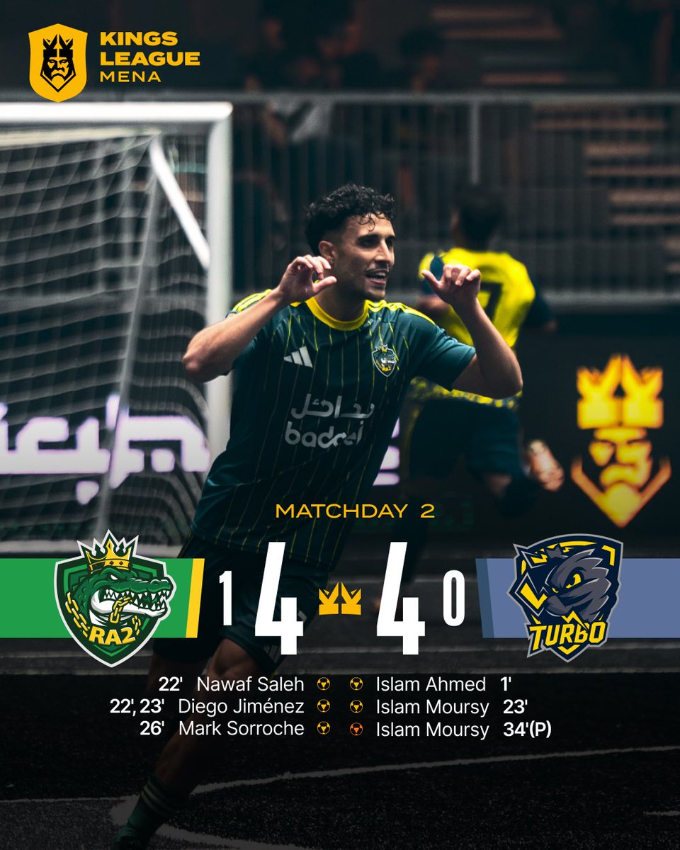KingsLeagueMENA's tweet photo. رايد ينتصر بالشوت اوت 💪🏻🔥 https://t.co/Yi97RoQICq