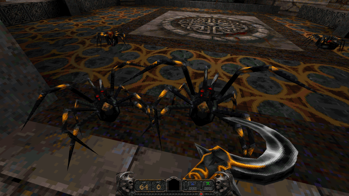 pagb666's tweet photo. We finally got a modern Hexen 2 source port. Hexenwail is the way to go. Shots taken using the "authentic" graphics settings, 720p res. https://t.co/2N9ThMVvyf