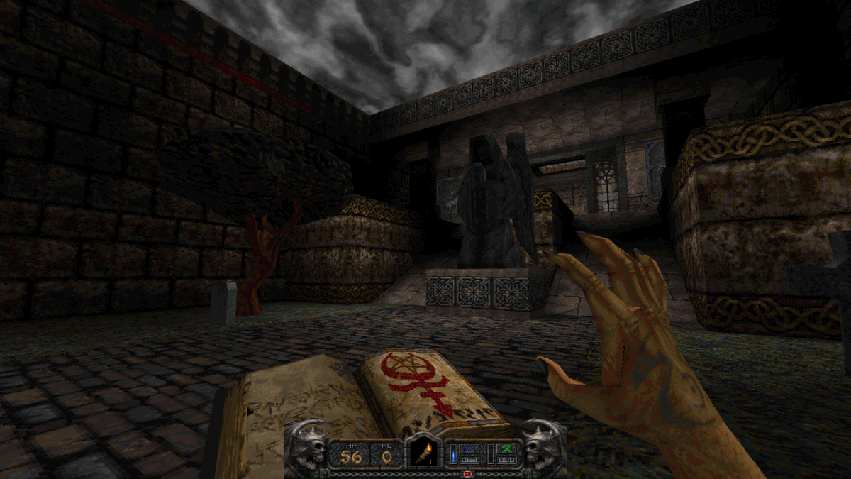 pagb666's tweet photo. We finally got a modern Hexen 2 source port. Hexenwail is the way to go. Shots taken using the "authentic" graphics settings, 720p res. https://t.co/2N9ThMVvyf