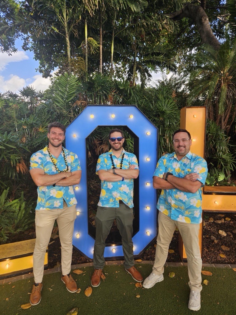 AdvancedSpace's tweet photo. Advanced Space was at the excellent Advanced Maui Optical and Space Surveillance Technologies (AMOS) Conference this week!  🌺 
 
As is our tradition each year, and to mark the occasion, we are releasing our new Aloha shirt! This edition celebrates the 15th anniversary of the company and highlights all our work, from our own Advanced Space-led missions to those we support and enable! 
 
From CAPSTONE in orbit at the Moon to CAPSTONE 02, and ESCAPADE currently on its way to Mars, every mission from the past 15 years came from strong partnerships and amazing customers. Our team is dedicated to your missions, and we thank you for trusting us with them. 
 
#AdvancedSpace #Innovation2Orbit #Maui #AMOS2026 #MissionFocused