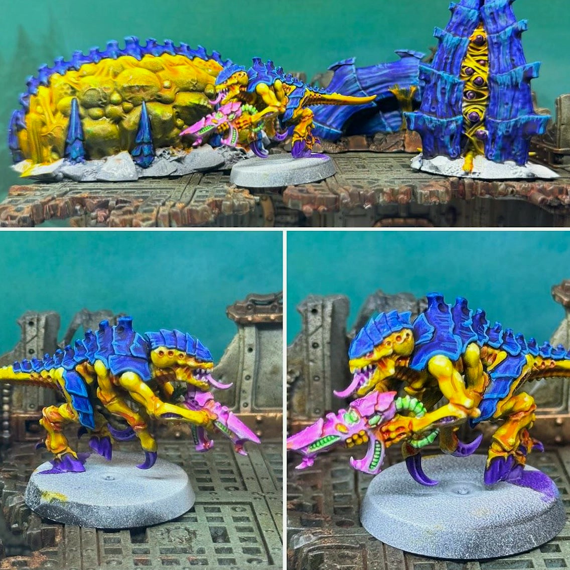 EmilyPerezhoa's tweet photo. Feedback on bright tyranid color scheme
#PaintingTimelapse #czrtoken https://t.co/H3eLZC1R30