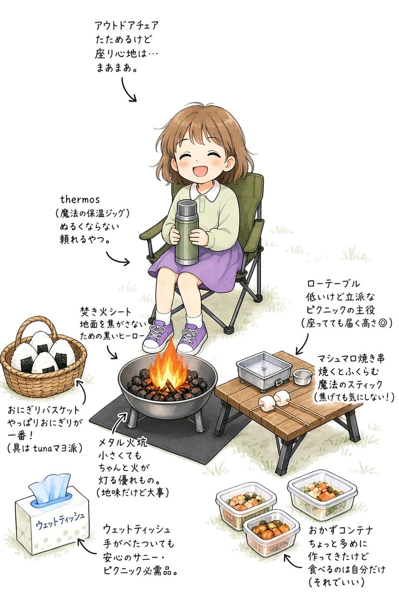 magewindviola's tweet photo. 流行の たのしいピクニック grog に描かせてみた
おかずの位置をおにぎりの上に置いた方がバランス良いかなぁ・・・
言えば治してくれるっぽいけどまあヨシッ https://t.co/qA96mDkUbA