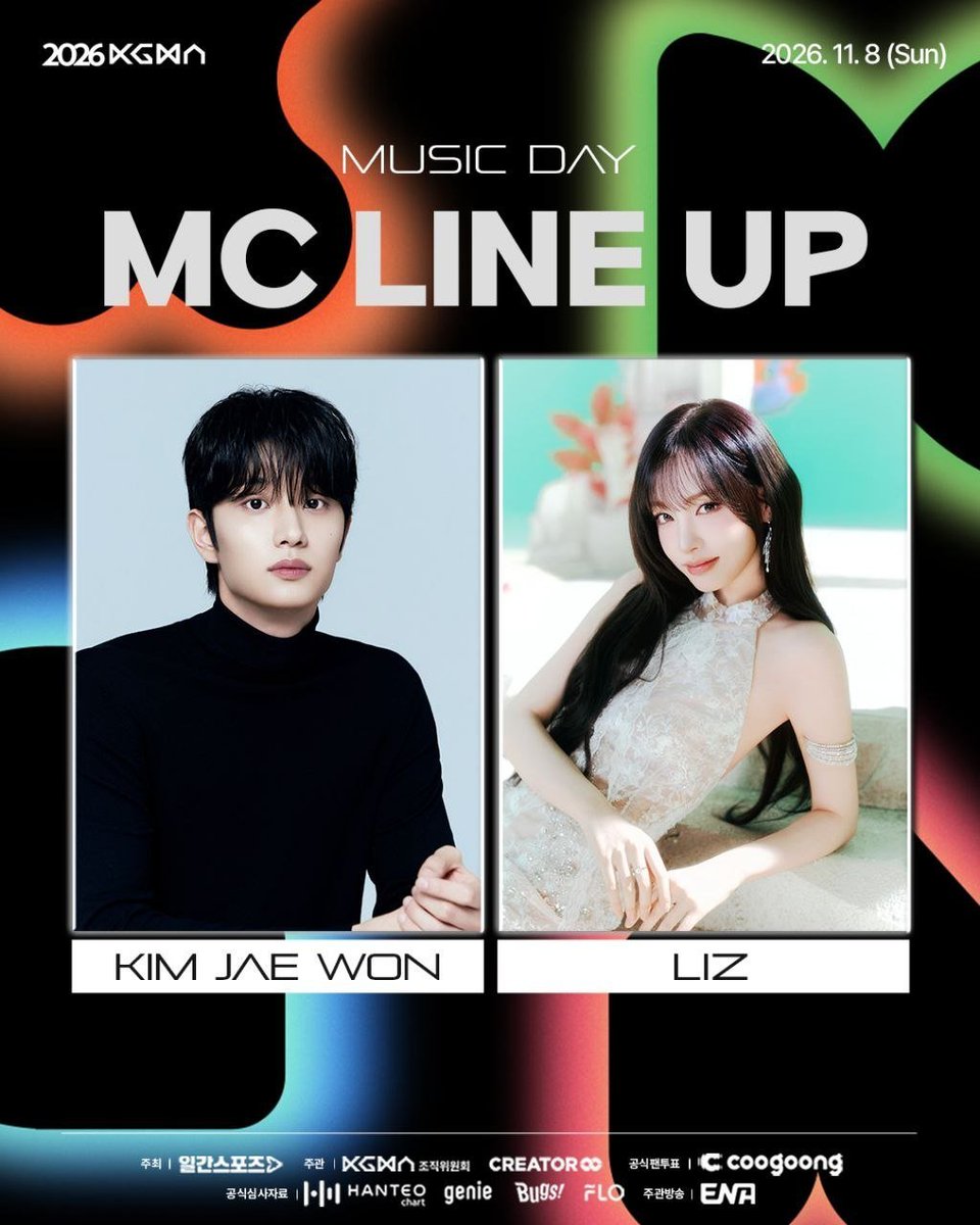 chartsive's tweet photo. [INFO] @IVEstarship #LIZ is set to opening 2026 KGMA with a special solo performance as MC on 8th November.

🔗https://t.co/yfH25RLGLJ

#IVE #아이브 https://t.co/Lxjku0ZqeI