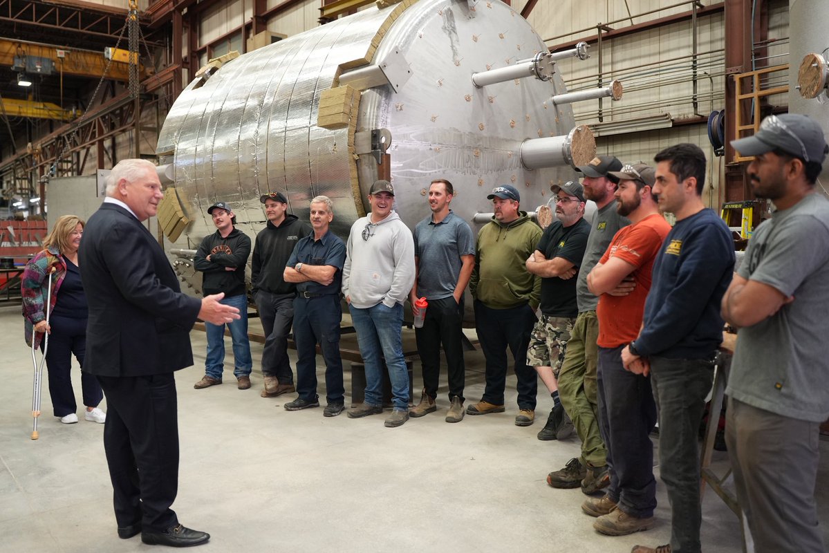 fordnation's tweet photo. It was great to be back in Huron-Bruce to meet with the workers, manufacturers and farmers who are helping build and grow Ontario. https://t.co/f0TLcDPinR
