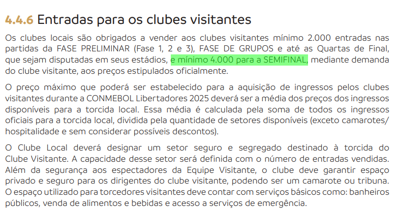 gabrielamaralll's tweet photo. Gente.
Regulamento: 4 mil ingressos.

Você pode discordar.
Pode achar injusto.
Pode achar problemático.

Mas, o regulamento fala 4 mil.

Não tem "dependendo do tamanho do estádio".
Não tem 10% pra mim e 10% pra você.

Tem 4 mil, em estádio de, no mínimo, 30 mil. https://t.co/LxOiBXGKpB