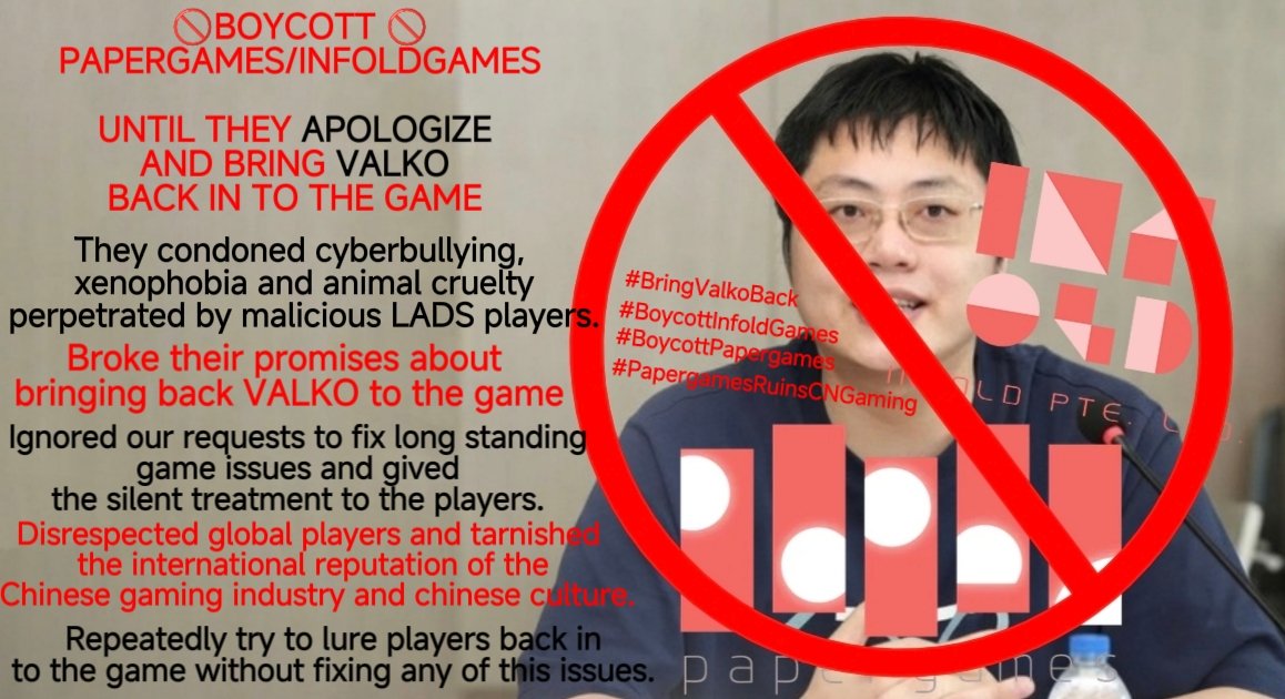 infinitysylus's tweet photo. #PapergamesRuinsCNGaming
#PapergamesBOYCOTT
#InfoldGamesBOYCOTT https://t.co/O8WYuJdfEr