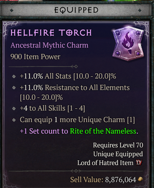 DatModz's tweet photo. HCSSF is going well! I got a nice Hellfire Torch, Mythic Seal and a bunch of upgrades yesterday. Farming more and starting the leaderboard push.

https://t.co/xW4FaHKqqz https://t.co/hlmEUR21CU