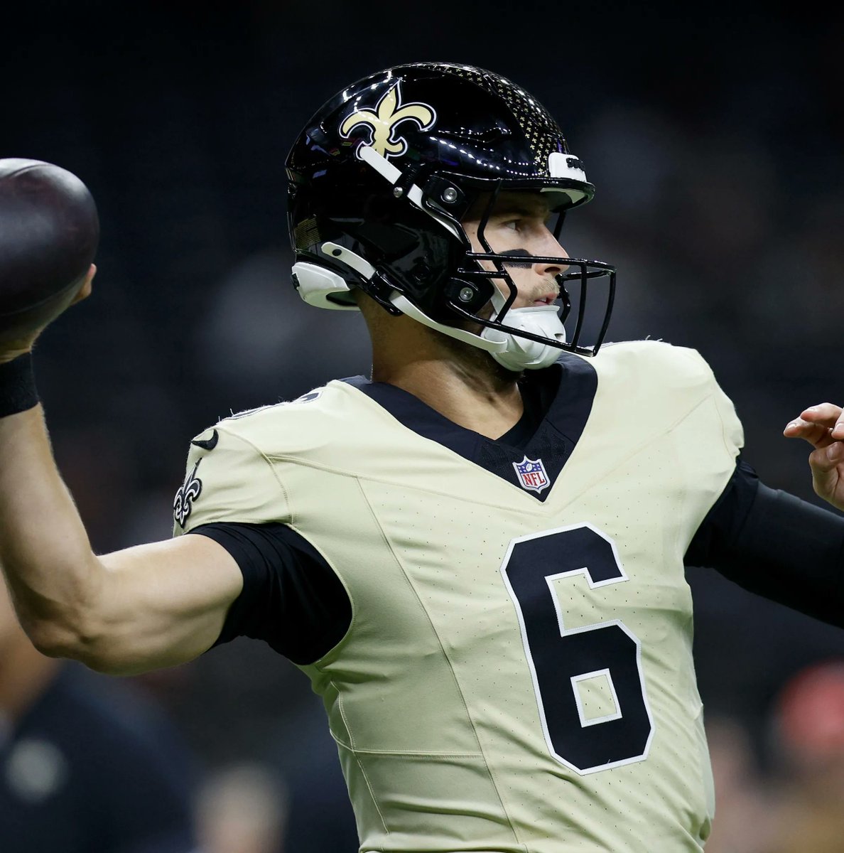 KalshiSports's tweet photo. Tyler Shough is the 1st player in NFL History to record the following numbers in their first 13 career games:

• 3,000+ Passing Yards
• 67%+ Completion https://t.co/grzpRQ4Ea3