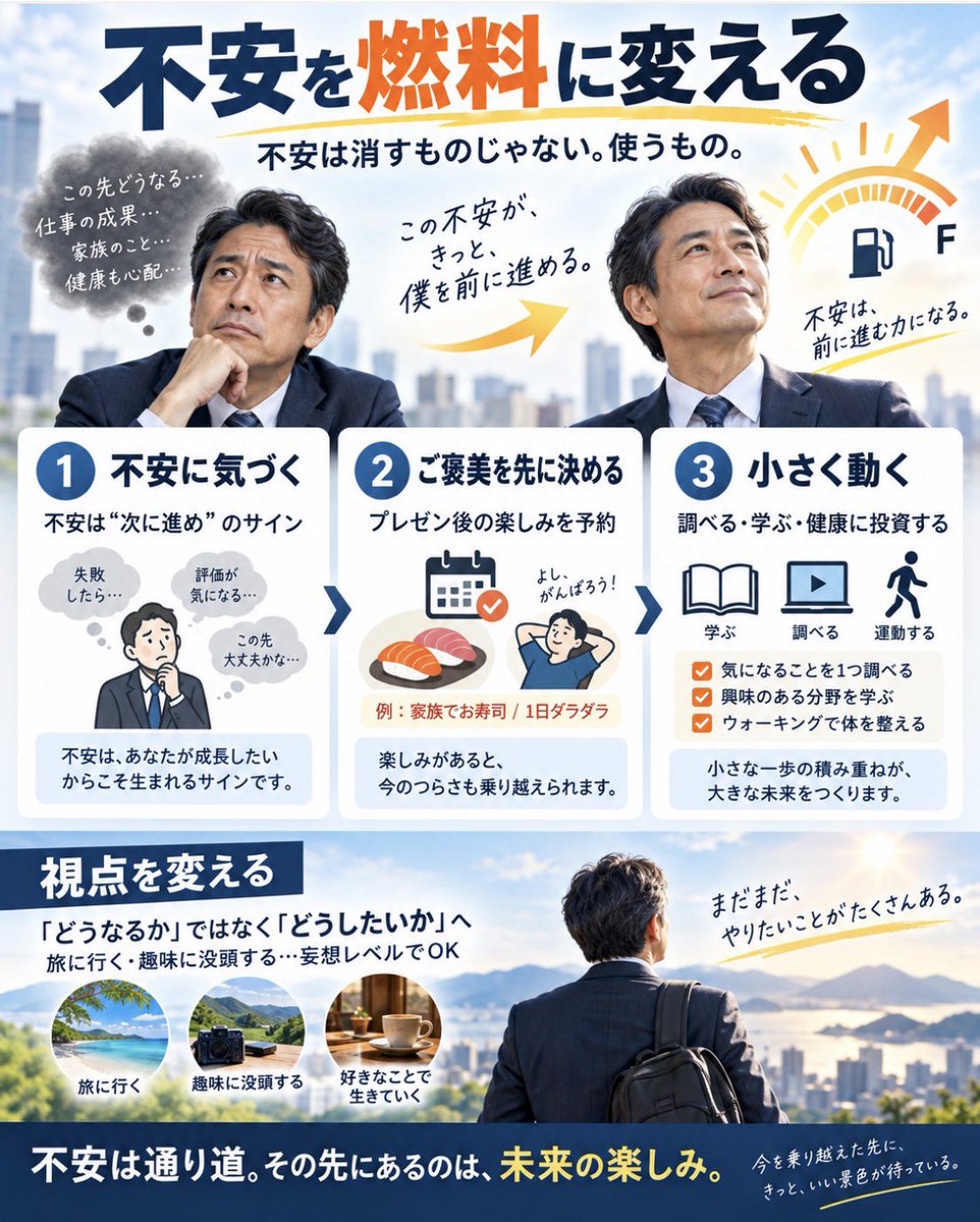 issey_break's tweet photo. 不安を“ファン化”できた人から人生は
楽しくなる！ https://t.co/4JklbwSmFP