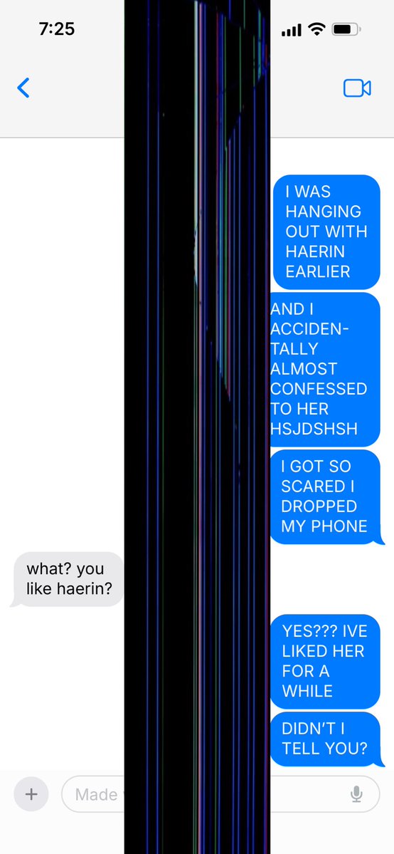 merwnhue's tweet photo. mini danielle-centered #smau — aka my take on the broken phone screen trend ❤︎⁠ https://t.co/3jx34ZkjNg