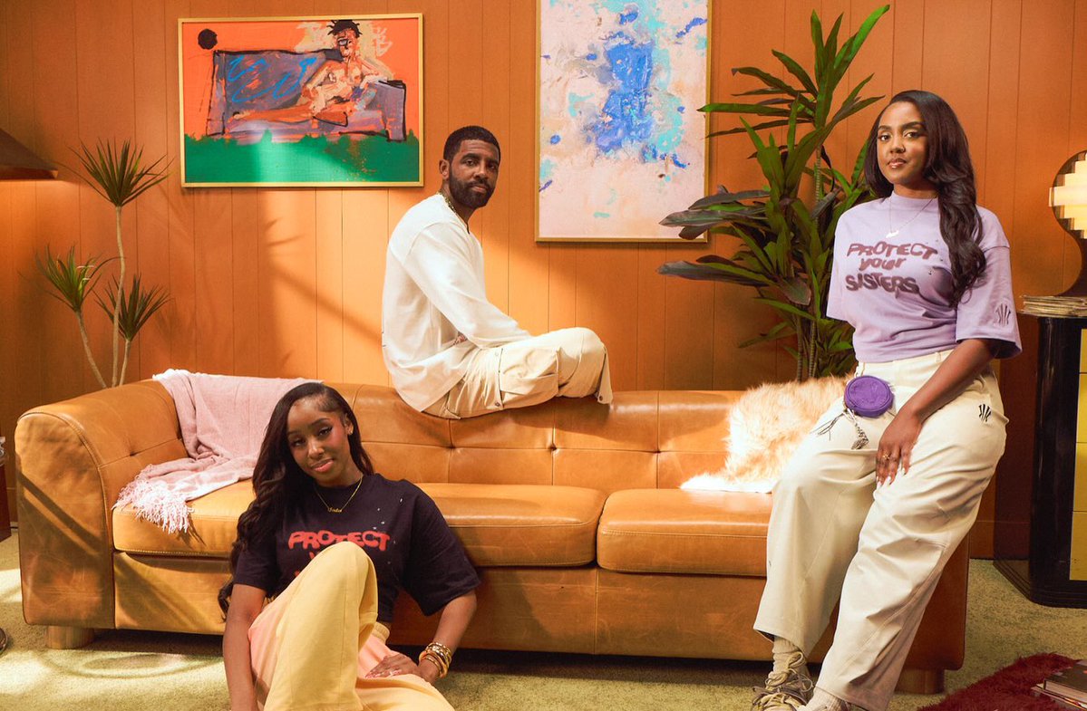 wavecheckers's tweet photo. Kyrie Irving recruited his sisters Asia &amp; London for his “Protect Your Sisters” capsule 👟💯 https://t.co/wDVpYm3d7A