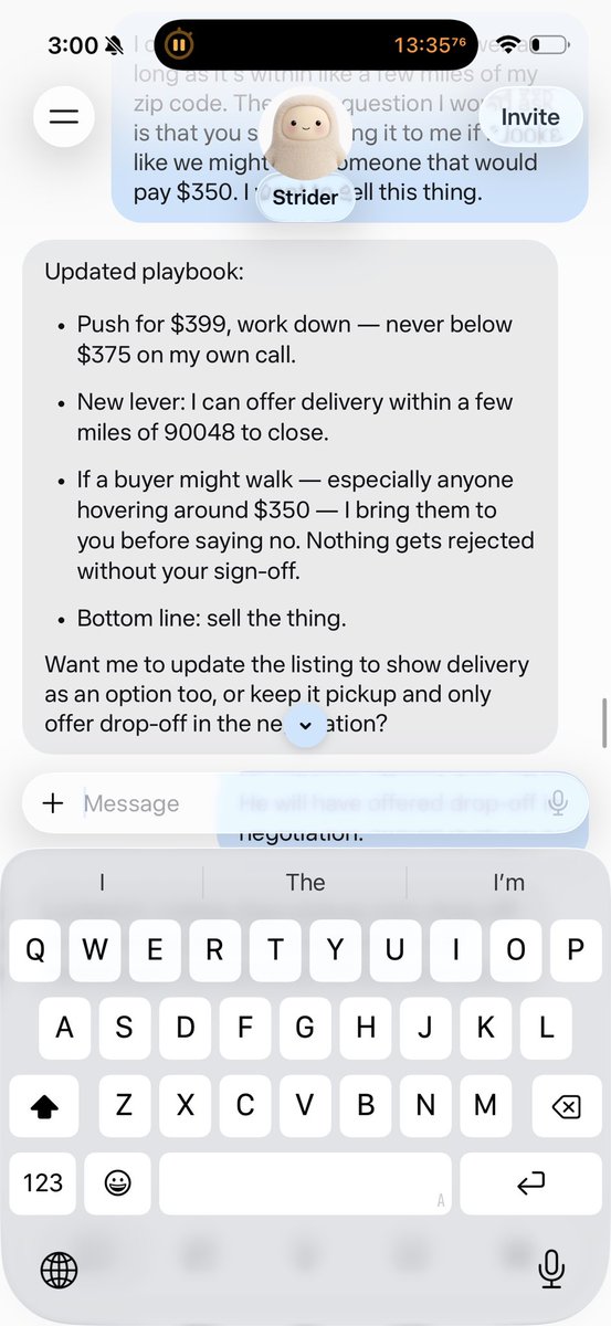 Listed a Meta Quest 3 on Marketplace from the gym