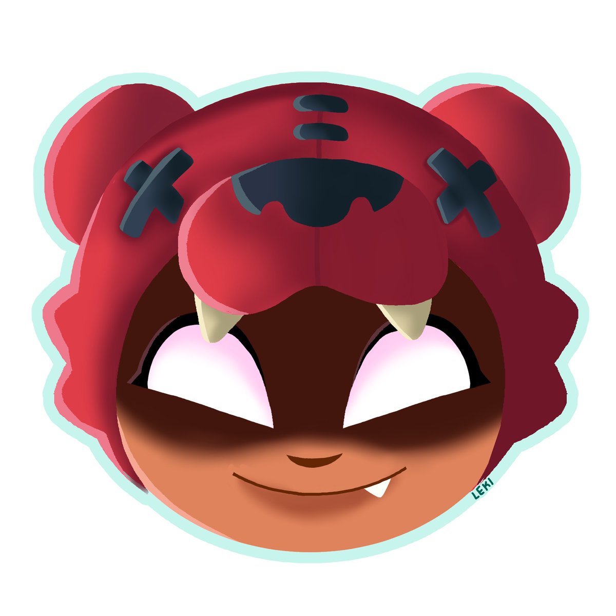 lekitsunee's tweet photo. Rediseño de la nita bolita que hice el año pasado. 
#nita #nitabrawlstars #brawlstars #BrawlFanArt https://t.co/Fu7YlhQtTl