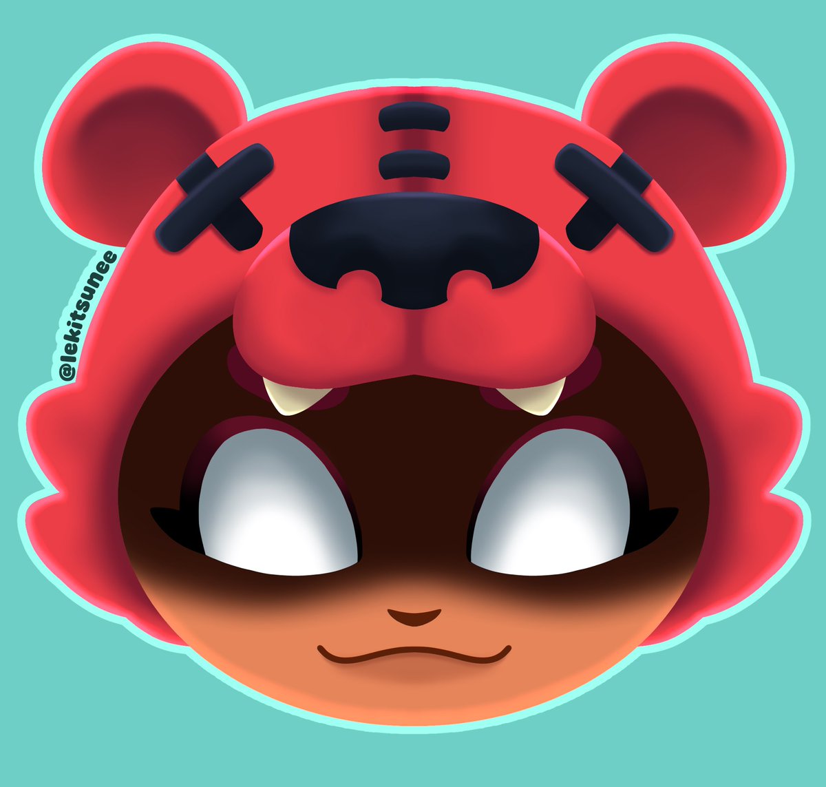 lekitsunee's tweet photo. Rediseño de la nita bolita que hice el año pasado. 
#nita #nitabrawlstars #brawlstars #BrawlFanArt https://t.co/Fu7YlhQtTl