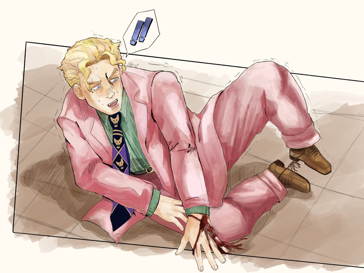sparrowfleet00's tweet photo. This month's Kira is a manga panel redraw! He's trembling like sad little cat, but how can he be so cute? 

I love how marker like the colors are this time around!!! Look at him!!! Laugh at him https://t.co/q8vWgBavXw