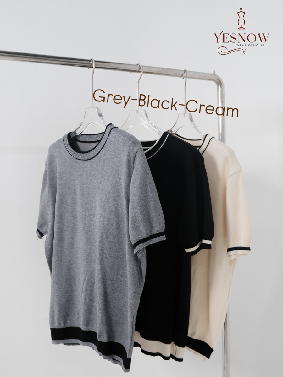 thycianohandley's tweet photo. Men Jackie O-Neck Top berbahan premium knit. Tersedia Black, Grey, Cream. All Size: bust 120–160 cm, length 68 cm. Toleransi ukuran 1–3 cm. Warna dapat sedikit berbeda karena pencahayaan. https://t.co/OG5hFUy508