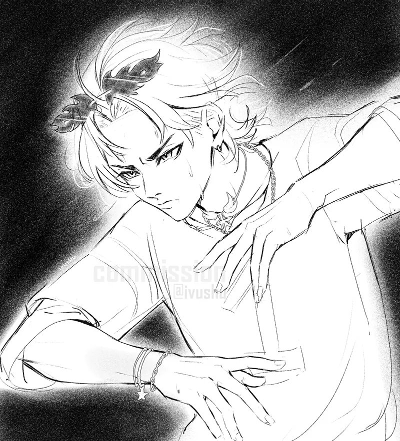 ivushu's tweet photo. Sketch cms through vgen 💫 https://t.co/kUoWeiMr6j