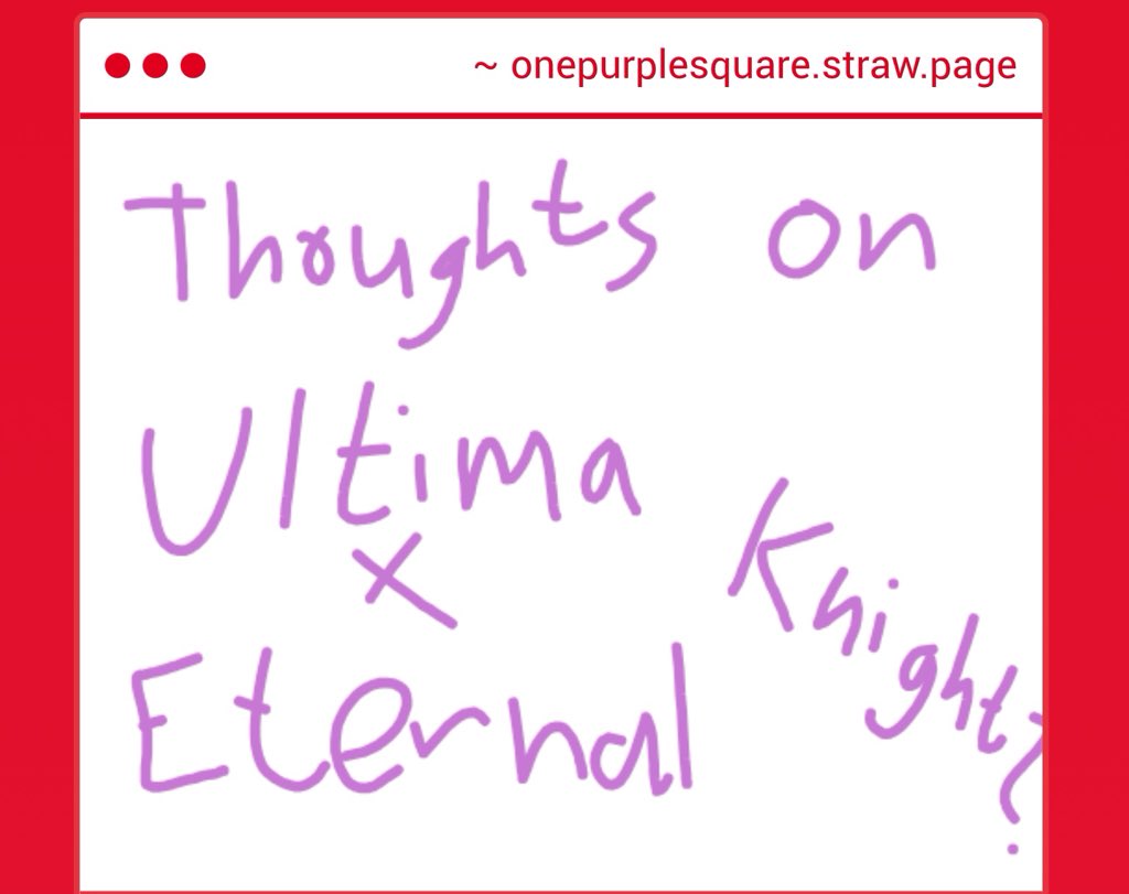 DJKevin_69's tweet photo. I think it works well, they gotta have a thing, and I doubt they’re siblings. Eternal for sure is the one who keeps Ultima in line, he gives me sweet teddy vibes, while she’s the actual killing machine. https://t.co/vz5TJpLcUD