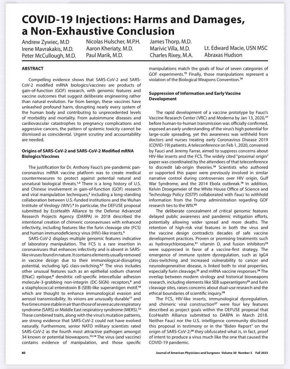 IreneMavrakakis's tweet photo. Covid shots are bioweapons just like Covid. 

Covid shots are the injection of synthetic mRNA that makes you make spike protein plus other harmful additives. 

Government should not be forcing or coercing humans into taking bioweapon shots. 

Doctors should not be injecting humans with bioweapons. 

Humans should not be allowing themselves to be injected with bioweapons.