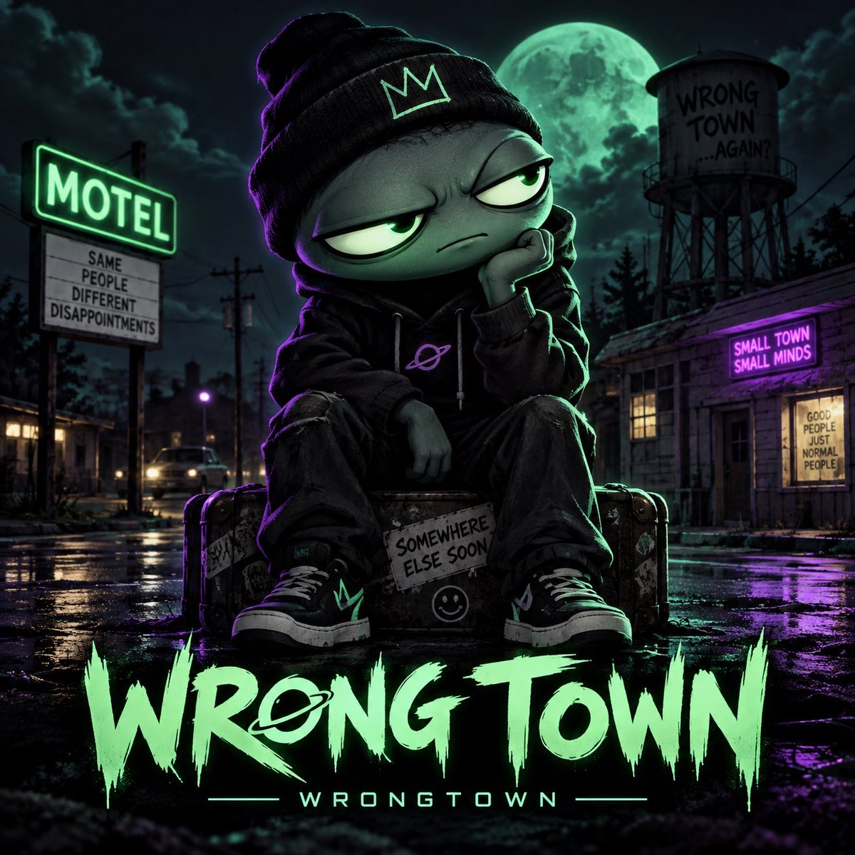 WrongTownCoin's tweet photo. Born in the wrong town. 🛸
We turned the feeling into a meme.

$WRTOWN on Solana
CA: FCx8uWgtXWb86Lv9Ex57kQRryuMsxGCmgeoa7qeNpump https://t.co/4FDx4z908F