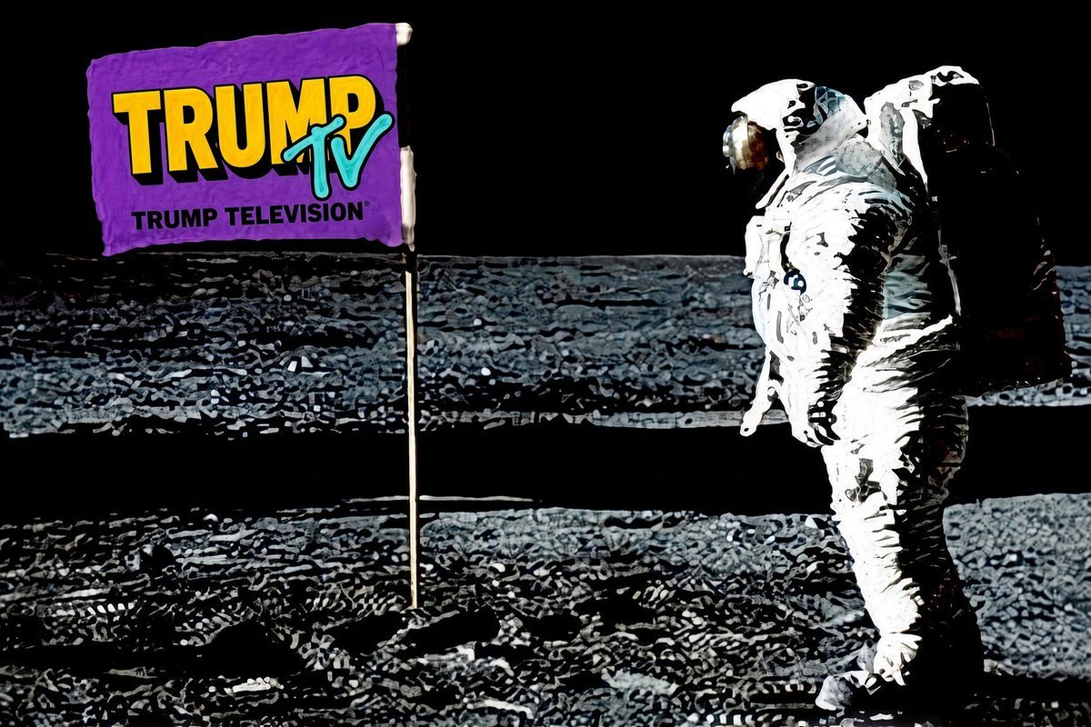 Brian777K's tweet photo. I want my Trump TV! https://t.co/gwWEuu54rz