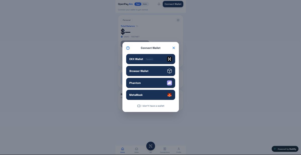 OpenPayTeam's tweet photo. 🚀 Introducing OpenPay Arc @arc 
A new version of OpenPay, powered by Arc, USDC, and Circle — bringing a modern wallet and payment experience for the next generation of digital finance.

💳 Send & receive USDC
🔄 Swap & transfer
📱 QR payments
💰 Multi-asset wallet
⚡ Fast, flexible digital payments
🧪 Now in Beta:

https://t.co/vzNrqdJoa0
#OpenPayArc #OpenPay #Arc #USDC #Circle #Web3 #Fintech