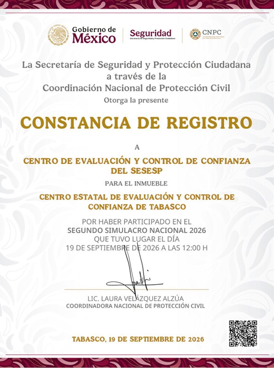 SESESPTab's tweet photo. 📌Juntos fortalecemos la prevención y la protección civil.  
#SESESP #GobiernoDelPueblo https://t.co/1dY7IxHUOG